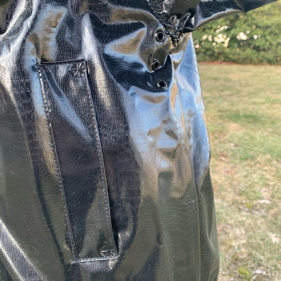 Vintage Croc Embossed Rain Jacket - Picture 6 of 8